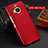 Hülle Kunststoff Schutzhülle Matt für HTC One M9 Plus Rot