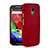 Hülle Kunststoff Schutzhülle Matt für Motorola Moto G (2nd Gen) Rot