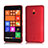 Hülle Kunststoff Schutzhülle Matt für Nokia Lumia 1320 Rot