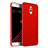 Hülle Kunststoff Schutzhülle Matt für Samsung Galaxy J7 Plus Rot