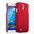 Hülle Kunststoff Schutzhülle Matt für Samsung Galaxy S4 i9500 i9505 Rot