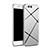 Hülle Kunststoff Schutzhülle Matt Line für Xiaomi Mi Note 3 Silber