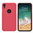 Hülle Kunststoff Schutzhülle Matt M02 für Apple iPhone XR Rot