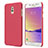 Hülle Kunststoff Schutzhülle Matt M04 für Samsung Galaxy C8 C710F Rot