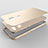 Hülle Luxus Aluminium Metall Rahmen für Huawei G7 Plus Gold