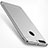 Hülle Luxus Metall Rahmen und Kunststoff für Huawei Honor 8 Pro Silber