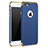 Hülle Luxus Metall Rahmen und Kunststoff M01 für Apple iPhone 7 Blau