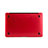 Hülle Ultra Dünn Schutzhülle Durchsichtig Transparent Matt für Apple MacBook Pro 15 zoll Retina Rot