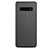 Hülle Ultra Dünn Schutzhülle Tasche Durchsichtig Transparent Matt P01 für Samsung Galaxy S10 Schwarz