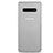 Hülle Ultra Dünn Schutzhülle Tasche Durchsichtig Transparent Matt P01 für Samsung Galaxy S10 Weiß