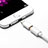 Kabel Android Micro USB auf Lightning USB H01 für Apple iPad Pro 11 (2020) Weiß