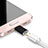 Kabel Android Micro USB auf Lightning USB H01 für Apple iPhone 5S Schwarz