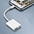 Kabel Lightning auf USB OTG H01 für Apple iPhone 6 Plus Weiß