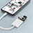 Kabel Lightning auf USB OTG H01 für Apple iPhone 6 Plus Weiß