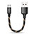 Kabel Micro USB Android Universal 25cm S02 Schwarz