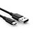 Kabel Micro USB Android Universal A20 Schwarz