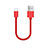 Kabel Type-C Android Universal 30cm S05 Rot