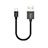 Kabel Type-C Android Universal 30cm S05 Schwarz