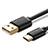 Kabel Type-C Android Universal T08 für Apple iPad Pro 11 (2021) Schwarz
