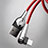 Kabel Type-C Android Universal T17 Rot