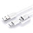Kabel Type-C und Mrico USB Android Universal T04 Weiß