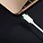 Kabel USB 2.0 Android Universal 2A H02 für Apple iPad Pro 12.9 (2022) Weiß