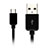 Kabel USB 2.0 Android Universal A02 Schwarz