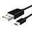 Kabel USB 2.0 Android Universal A02 Schwarz