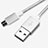 Kabel USB 2.0 Android Universal A02 Silber
