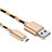 Kabel USB 2.0 Android Universal A03 Gold