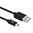 Kabel USB 2.0 Android Universal A03 Schwarz