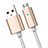 Kabel USB 2.0 Android Universal A08 Gold