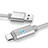 Kabel USB 2.0 Android Universal A10 Silber