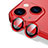 Kameraschutz Gehärtetes Glas Glasfolie Skins zum Aufkleben C10 Panzerglas für Apple iPhone 13 Rot