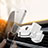 KFZ Halter Halterungung Lüftungs Auto Handy Halter Halterung Universal A05 Weiß