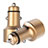 Kfz-Ladegerät Adapter 3.1A Dual USB Zweifach Stecker Fast Charge Universal Gold