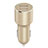 Kfz-Ladegerät Adapter 4.2A Dual USB Zweifach Stecker Fast Charge Universal Gold