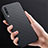 Kohlefaser Hülle Handyhülle Luxus Schutzhülle Tasche Köper T01 für Samsung Galaxy A70S Schwarz