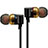 Kopfhörer Stereo Sport Ohrhörer In Ear Headset H02 Gold