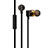Kopfhörer Stereo Sport Ohrhörer In Ear Headset H02 Gold