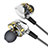 Kopfhörer Stereo Sport Ohrhörer In Ear Headset H04 Silber
