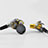Kopfhörer Stereo Sport Ohrhörer In Ear Headset H04 Silber