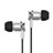 Kopfhörer Stereo Sport Ohrhörer In Ear Headset H14 Silber