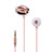 Kopfhörer Stereo Sport Ohrhörer In Ear Headset H26 Rosegold