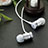 Kopfhörer Stereo Sport Ohrhörer In Ear Headset H31 Silber