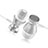 Kopfhörer Stereo Sport Ohrhörer In Ear Headset H34 Silber