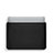 Leder Handy Tasche Sleeve Schutz Hülle L02 für Apple MacBook Air 13 zoll Schwarz