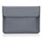 Leder Handy Tasche Sleeve Schutz Hülle L03 für Huawei Matebook X Pro (2020) 13.9 Grau