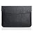 Leder Handy Tasche Sleeve Schutz Hülle L06 für Apple MacBook Pro 13 zoll Retina Schwarz