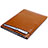 Leder Handy Tasche Sleeve Schutz Hülle L20 für Apple MacBook Air 13 zoll (2020) Orange